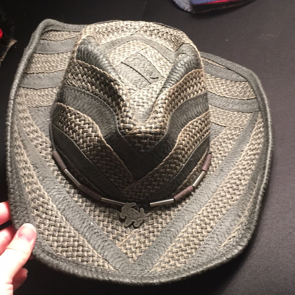 Bone collector straw cowboy hat